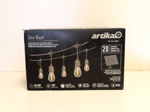 ARTIKA SOLAR BLAZE LED SOLAR STRING LIGHTS 20CT