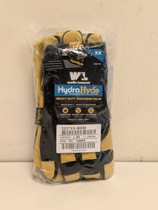 NEW WELLS LAMONT HYDRA HYDE WATER RESISTANT LEATHER GLOVES 2X
