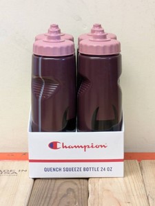 NEW CHAMPION SQUEEZE BOTTLE 24OZ. 4PK. RUBYCOSMIC PINK