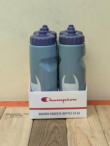CHAMPION SQUEEZE BOTTLE 24OZ. 4PK. DARK FORRESTGRAY BLUE
