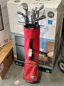 Golf Clubs and Bag