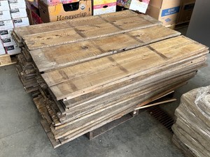 Reclaimed Lumber from a Building at Bonanzaville