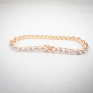 Ross-Simons Sterling Silver Diamond Accent Bracelet