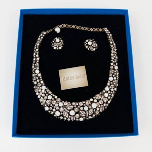 Heidi Daus Fantasy in Flight Crystal Necklace & Earrings Set