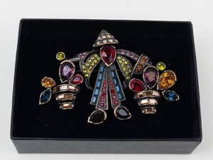 Heidi Daus Asian Oriental Water Carrier Brooch