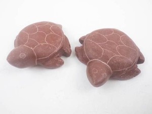 Pipestone Turtle Fetishes (Lot of 2)