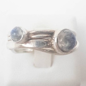 Sterling Silver Moonstone Ring Size 7.75