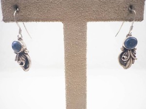 HL Sterling Silver Lapis Lazuli Dangle Earrings