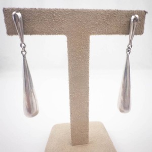 Sterling Silver Teardrop Drop Earrings