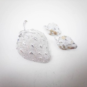 Strawberry Brooch & Earrings Set