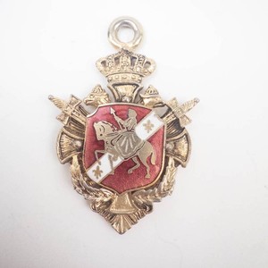 Heraldic Crest Enamel Pendant