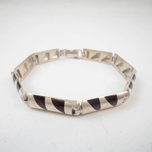 Sterling Silver Amber Bracelet 8 12 in