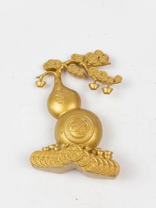Gold-Tone Coin Tree Figurine