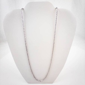 Glistening Sterling Silver Chain Necklace 18