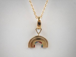 Crystal Rainbow Enhancer Pendant Necklace
