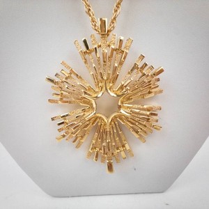 Vintage 1960s Trifari Brutalist Starburst Necklace