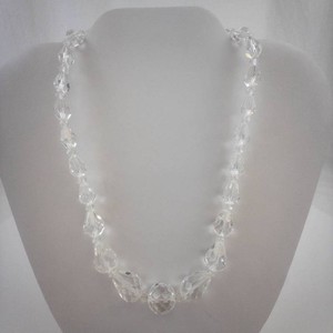 Clear Crystal Bead Necklace