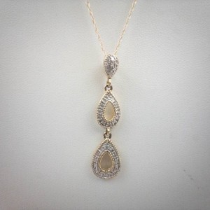 Vermeil Sterling Silver Teardrop Pendant Necklace