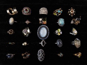 20 Mixed Costume Jewelry Rings