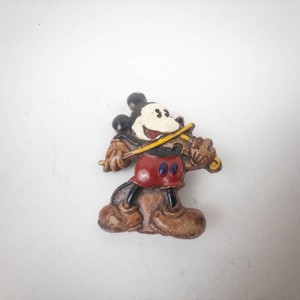 Vintage Mickey Mouse Playing Fiddle Pin