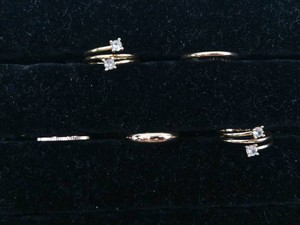 New Gold-Plated Fashion Rings Size 6.75 (Lot of 5)