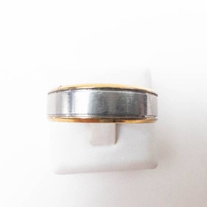 Mens Stainless Steel Two-Tone Ring Size 8.5