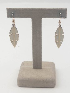 Laurel Burch Palm Leaf Dangle Earrings