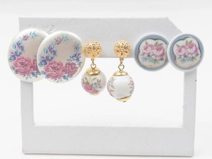 Floral Decorative Earrings Mixed Lot - 3 Pairs