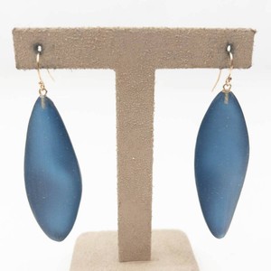 Alexis Bittar Blue Sculptural Drop Earrings