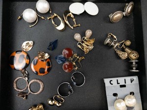 Vintage Assorted Earrings Mixed Lot - Clip-On & Pierced Styles