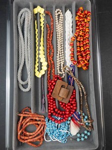Mixed Lot Assorted Beaded Necklaces and Costume Jewelry