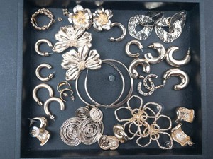 NEW OLD STOCK Mixed Costume Jewelry Earrings Assortment