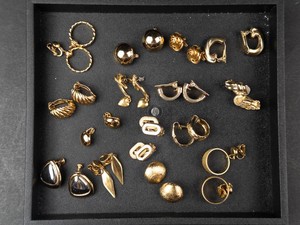 Mixed Lot Assorted Gold-Tone Costume Earrings