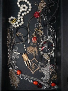 Vintage-Style Costume Jewelry Mixed Lot - Necklaces, Bracelets & Pendants