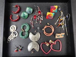 Mixed Lot Assorted Fashion Jewelry - Earrings, Bracelets & Pendants