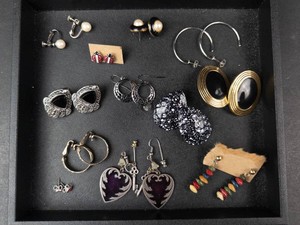 Mixed Lot - Assorted Costume Earrings, Hoops, Studs & Dangles