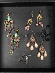 Costume Dangle Earring Assortment - 5 Pairs