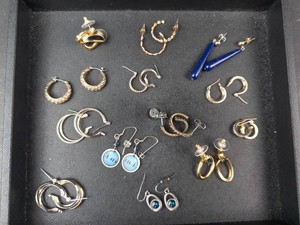 Mixed Lot of Assorted Fashion Earrings and Hoops