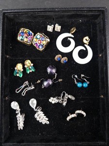 Assorted Costume Earrings Mixed Lot (Lot of 12)