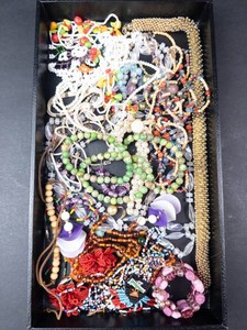Mixed Lot Assorted Beaded Jewelry and Necklaces