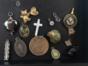 16pc Mixed Pendant, Charm & Religious Jewelry Assortment
