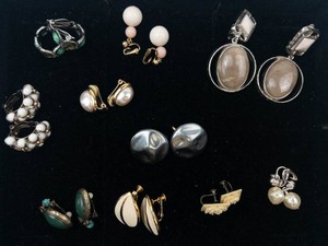 Assorted Costume Earrings - 10 Pairs