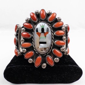 Vintage RHB Roland Hogan Begay Apache Crown Dancer Sterling Cuff Bracelet ***Estimated Replacement Value $900***