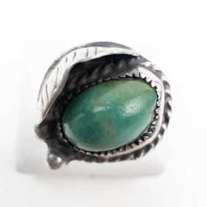 Navajo Green Turquoise Statement Ring