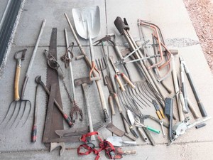 Assorted Farm Tools Mixed Lot