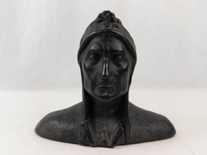 Dante Alighieri Bronze Bust