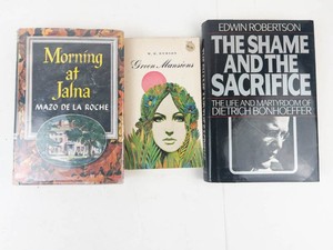 Vintage Mixed Lot of 3 Books Morning at Jalna, Green Mansions & the Shame and the Sacrifice