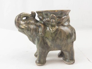 Vintage Red Wing Nokomis Elephant Planter High Resale Value