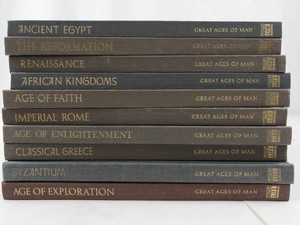 Great Ages of Man History Book Set (Lot of 10)