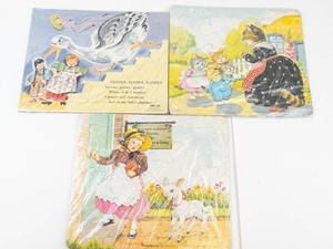 Vintage Childrens Jigsaw Puzzles (Lot of 3)